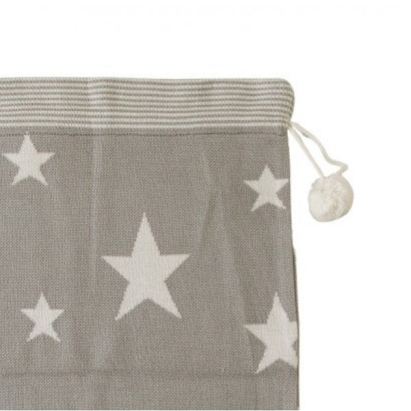 Star Knitted Sack Taupe